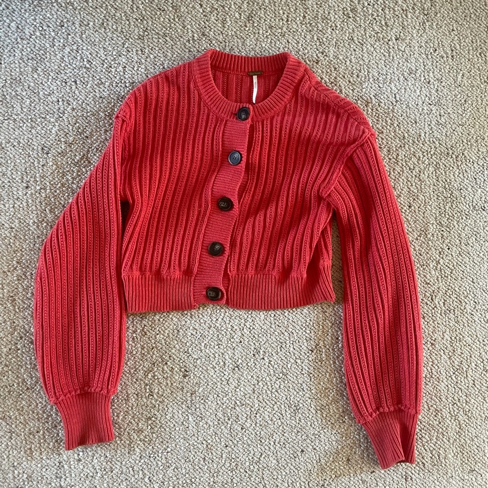 Free people cropped cardigan